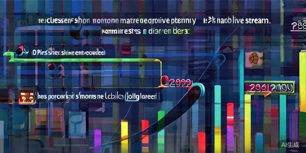 信息图展示近年来通过移动设备观看体育直播的用户比例增长曲线