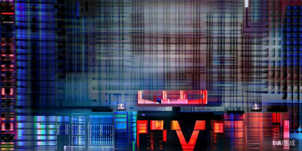 电竞选手在比赛舞台上专注操作，背后大屏幕显示游戏激烈团战场面