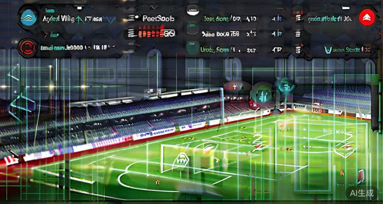 APP内足球比赛直播画面，同时显示实时比分、控球率和技术统计浮窗