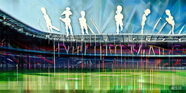 欧洲著名足球场作为背景，叠加显示夏季转会窗口的日期和热门球员剪影