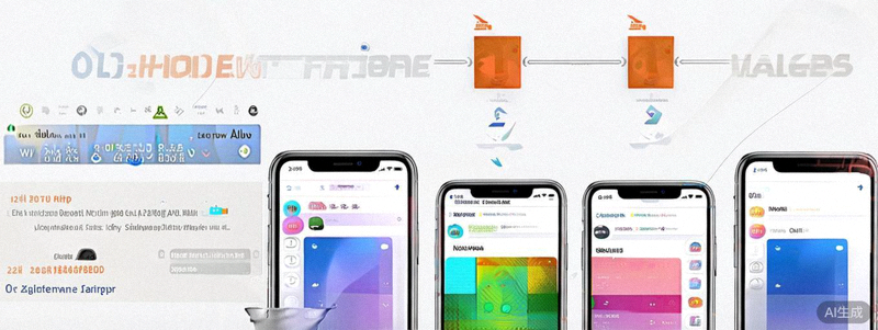 手机屏幕上显示从旧版Kaiyun开云APP升级到新版的过程示意图