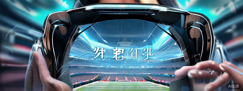 展示Kaiyun开云APP未来版本规划的概念图，包含VR观赛和AI解说等未来功能